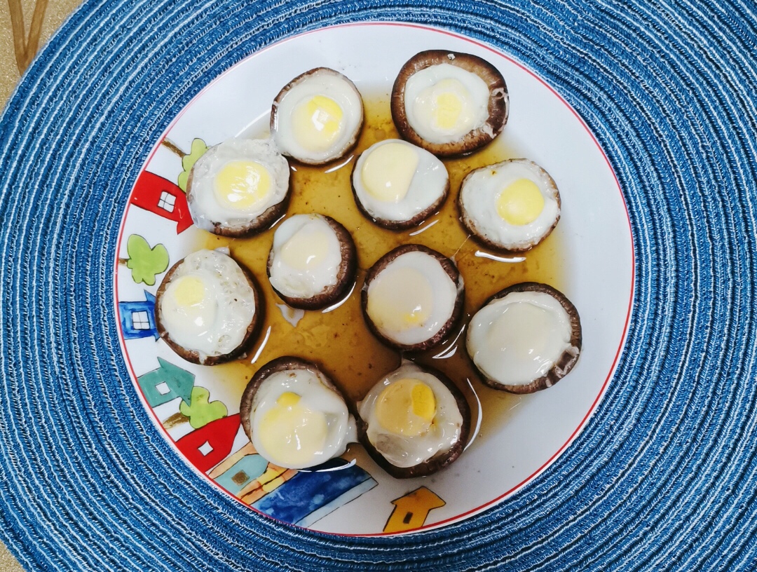 蒸香菇鹌鹑蛋——松下JK180蒸烤箱的做法