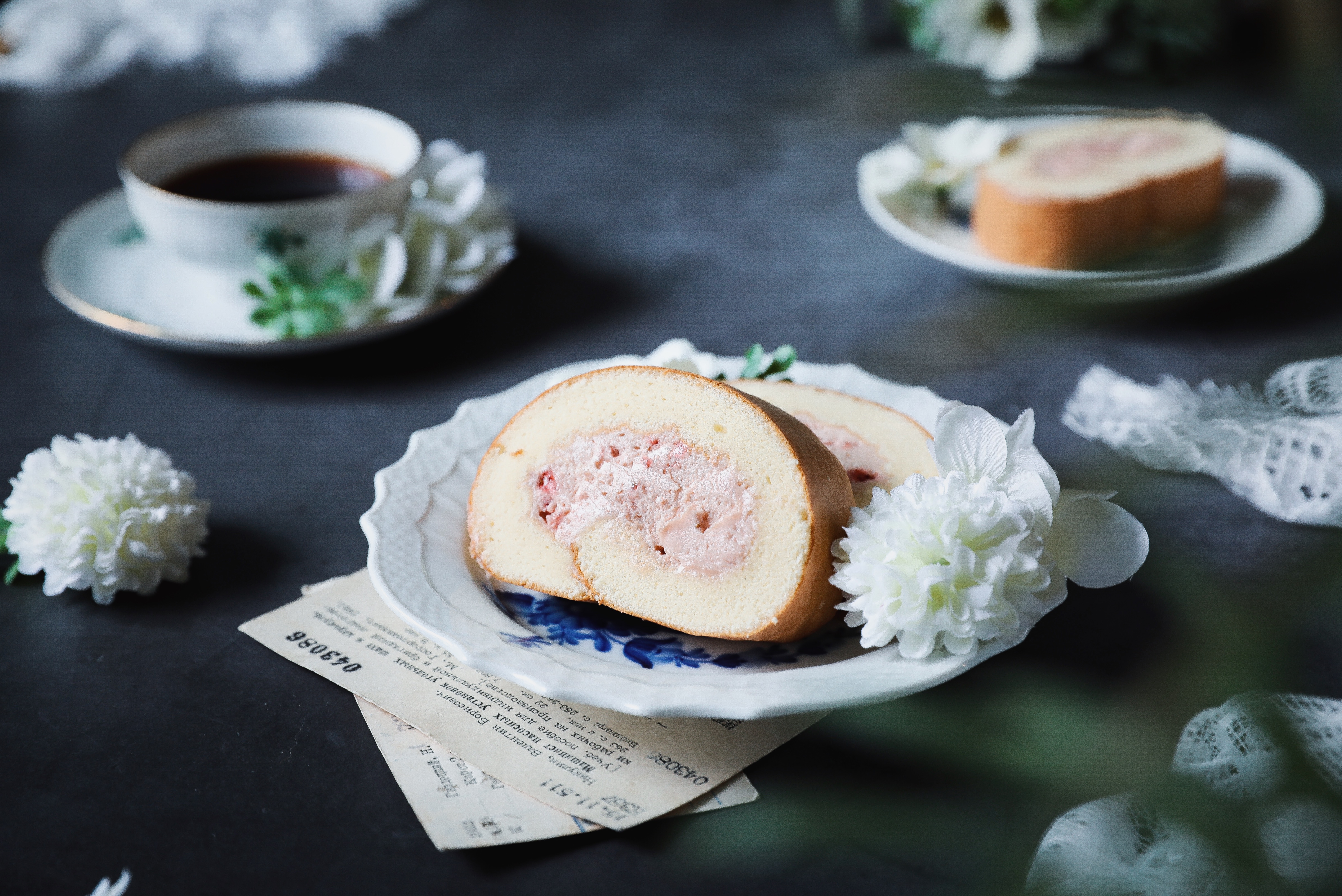 【北鼎菜谱】草莓巧克力脆蛋糕卷