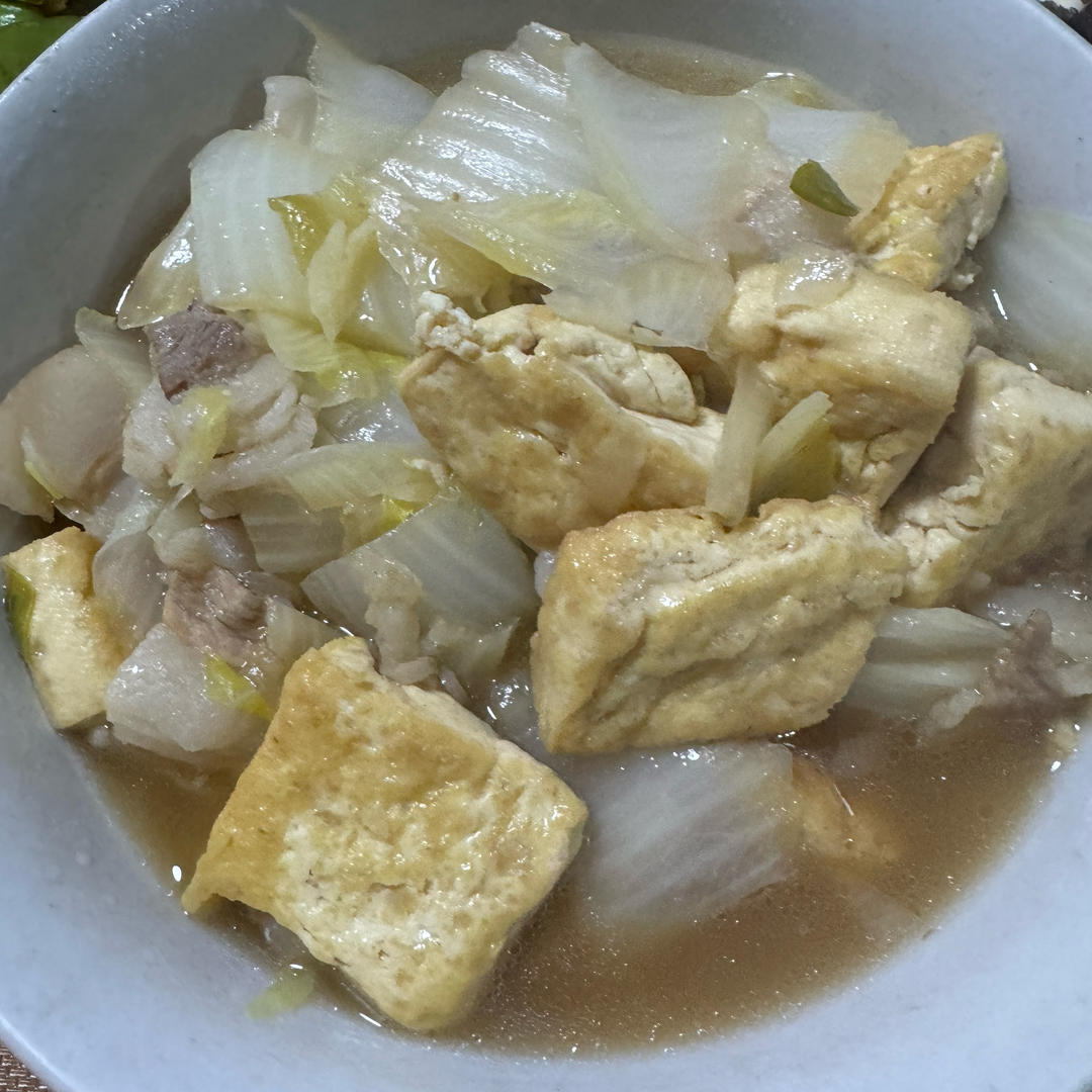 白菜炖豆腐