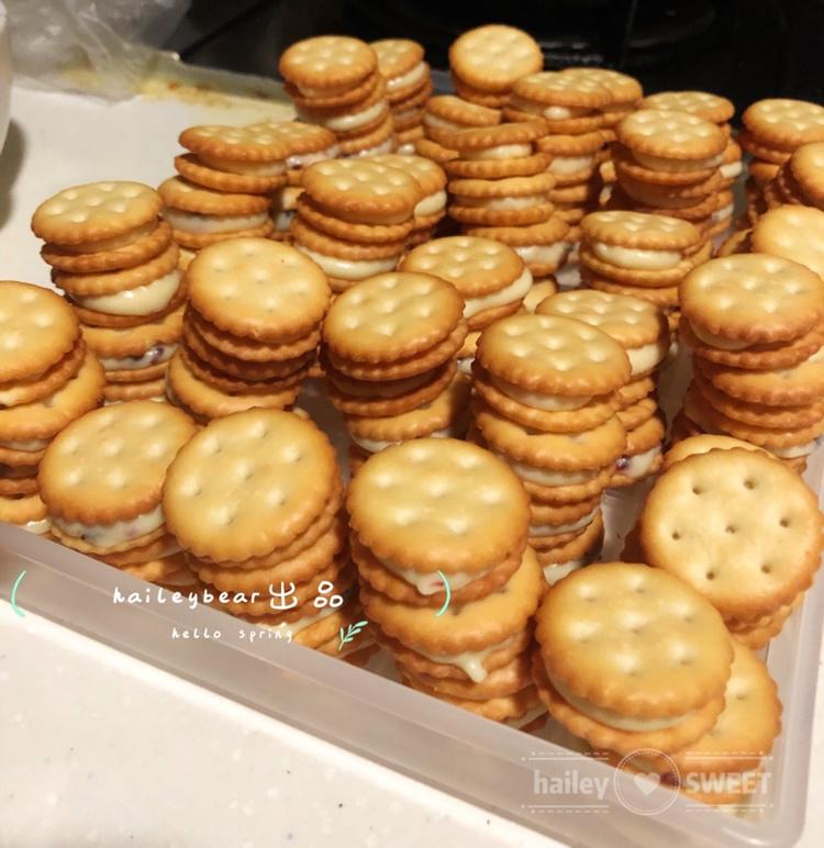 蔓越莓牛轧饼干 牛扎饼干（棉花糖版）