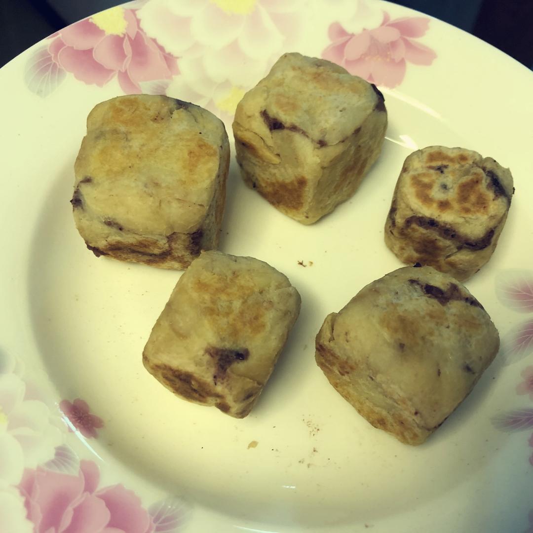 减脂期主食 红豆山药糕 无糖低油