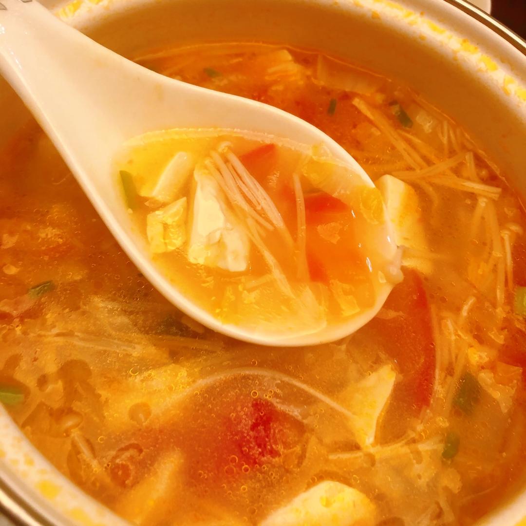 番茄杂蔬豆腐汤