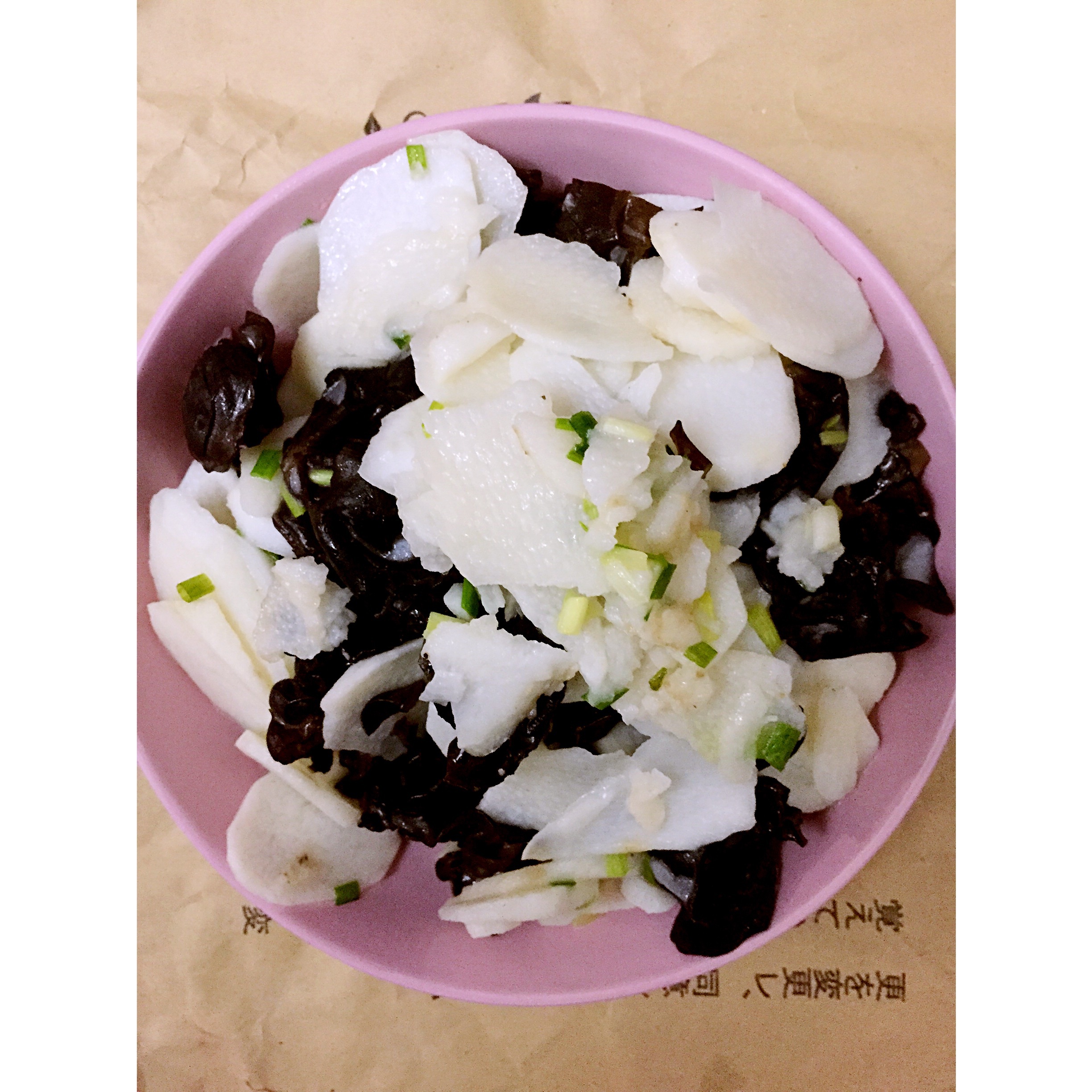 清炒山药木耳