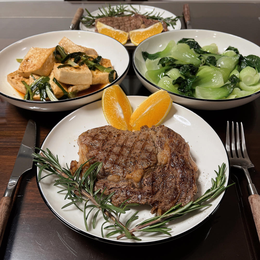 葱烧豆腐