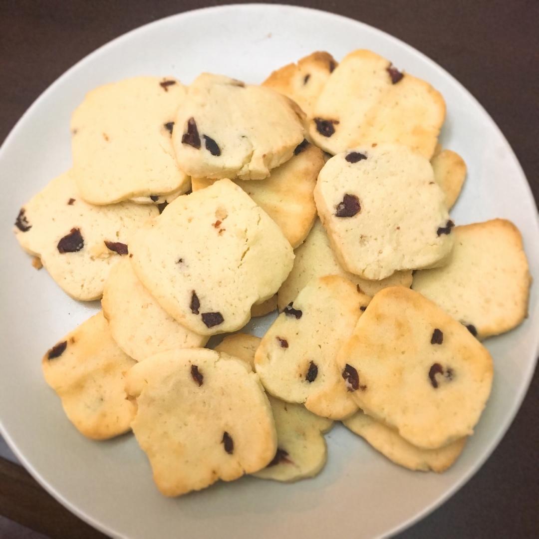 低糖少油版蔓越莓饼干