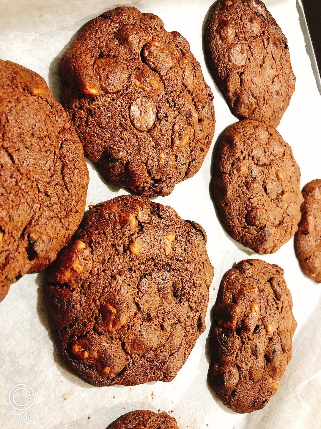 三重巧克力曲奇饼干 Triple Chocolate Cookies