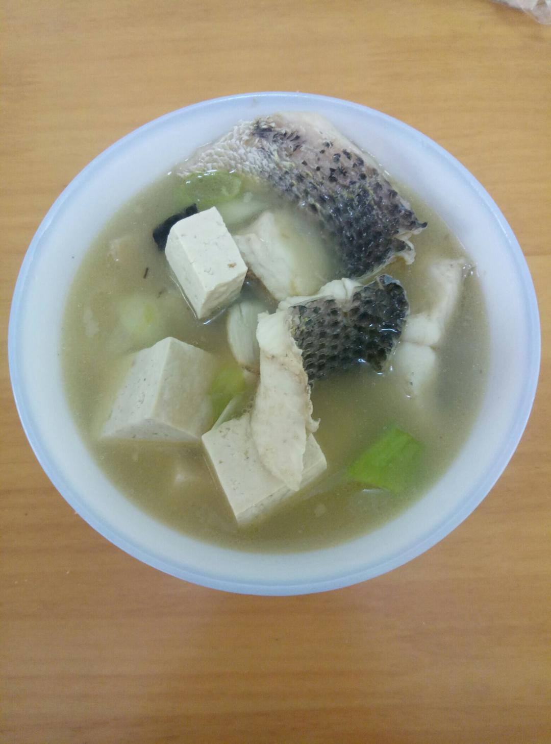 豆腐黑鱼汤