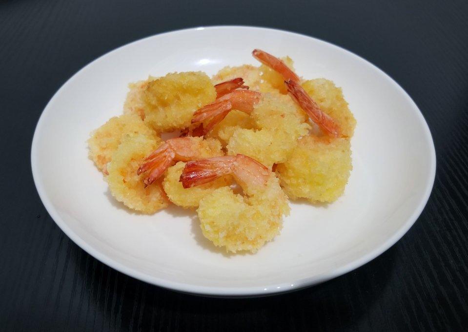 面包糠炸虾