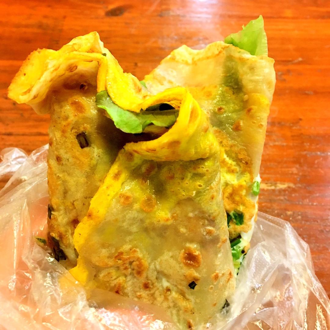 韭菜鸡蛋煎饼