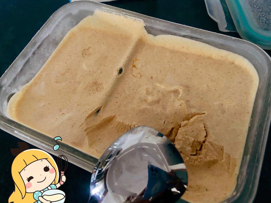 新手自制冰淇淋，一次成功