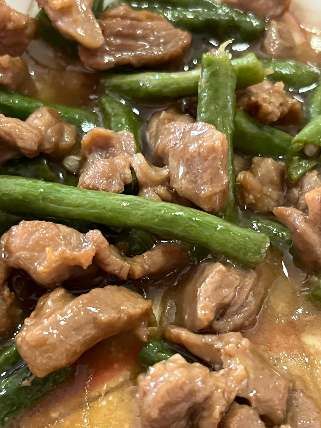 豆角炒肉丝