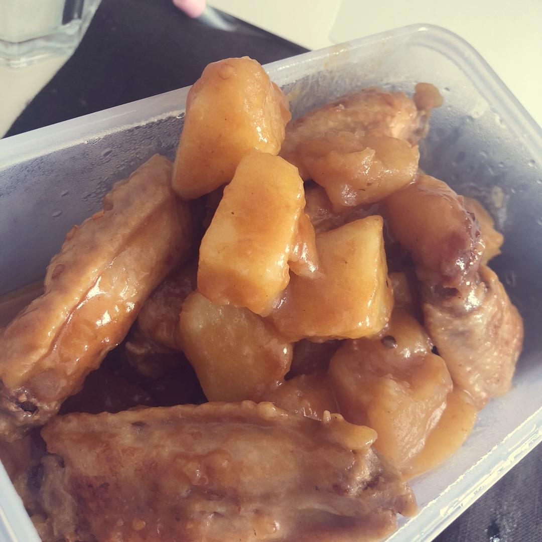 土豆炖鸡翅（快手零失败）