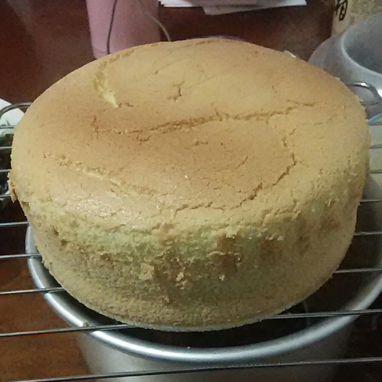 6寸原味戚风蛋糕