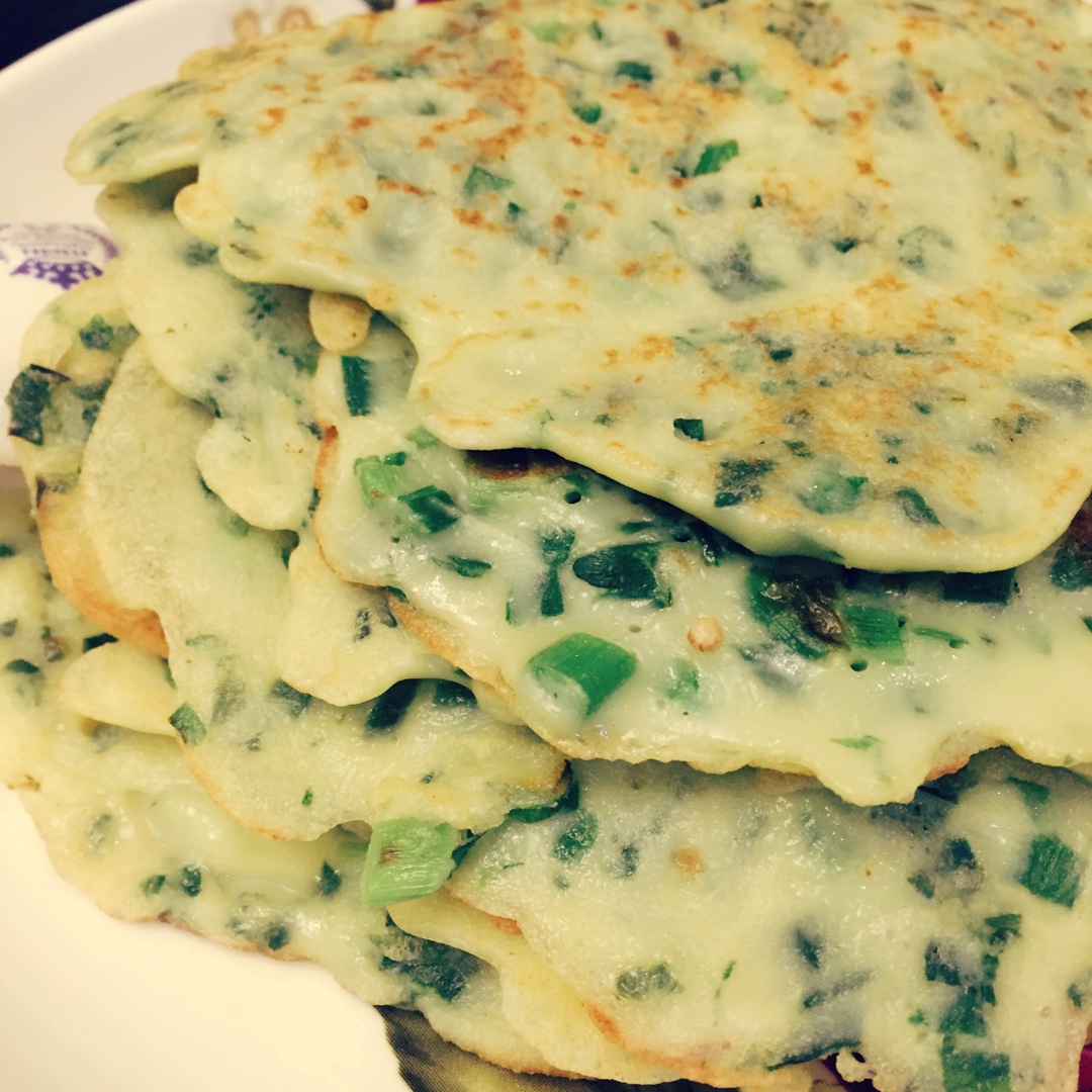 韭菜鸡蛋煎饼