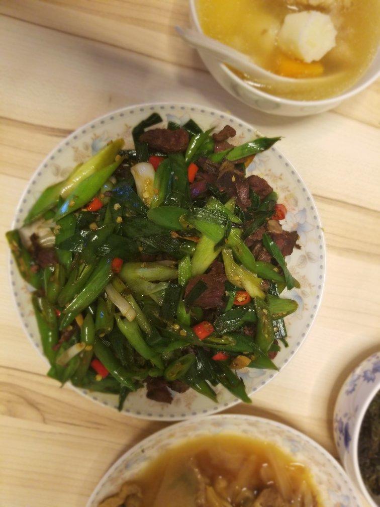 青蒜炒腊肉