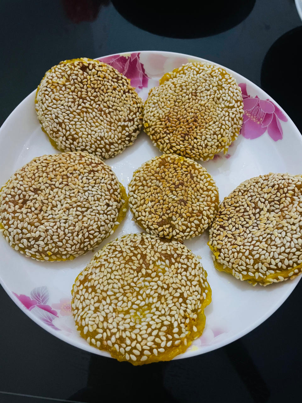 芝麻南瓜饼