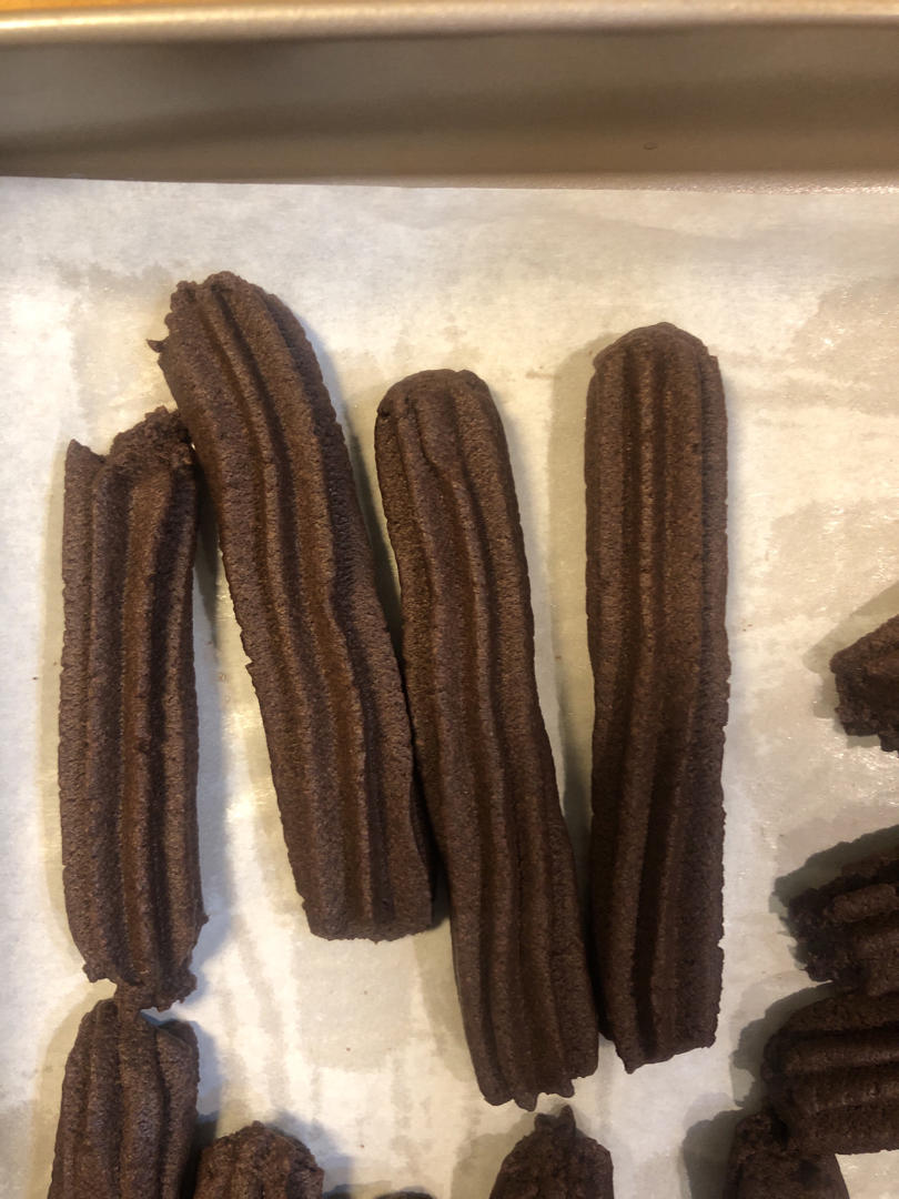 酥到掉渣渣❗️超好吃的维也纳可可曲奇