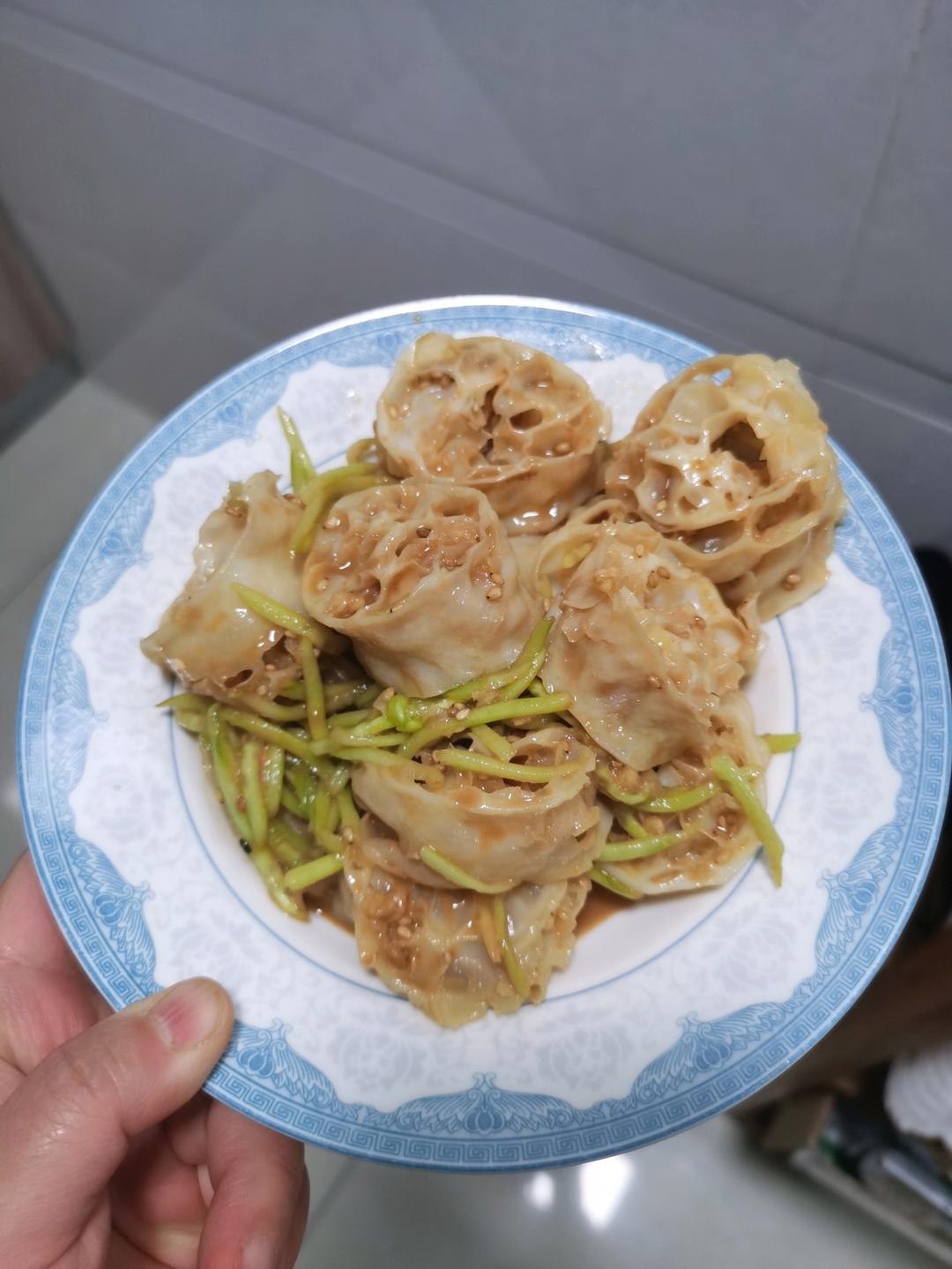 比凉皮好吃一百倍❗️凉拌麻汁面藕
