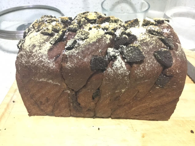 雪山巧克力吐司（巧克力奥利奥吐司面包）