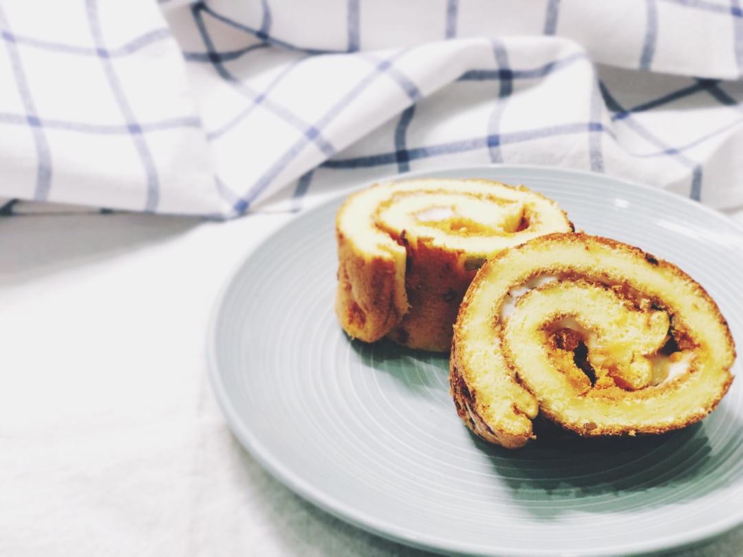 怎么卷都不裂的肉松蛋糕卷