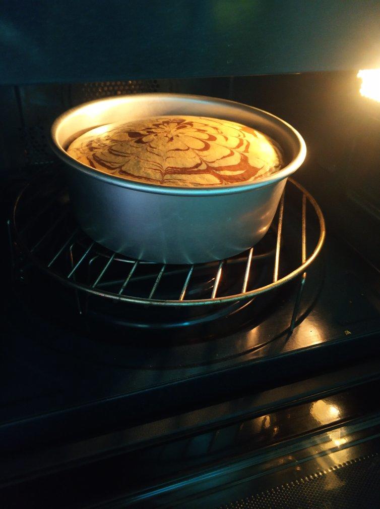 斑马纹戚风蛋糕