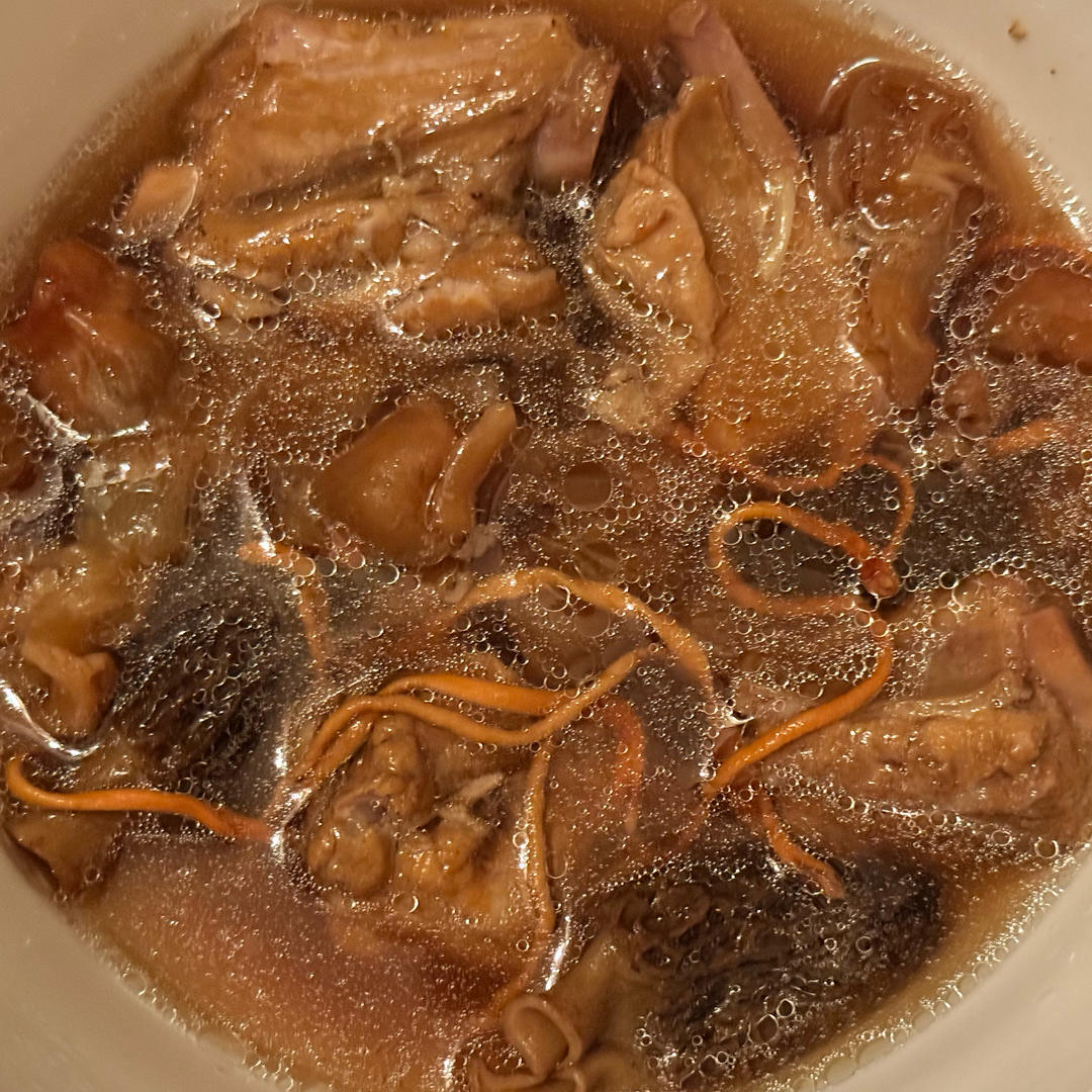羊肚菌花胶排骨汤