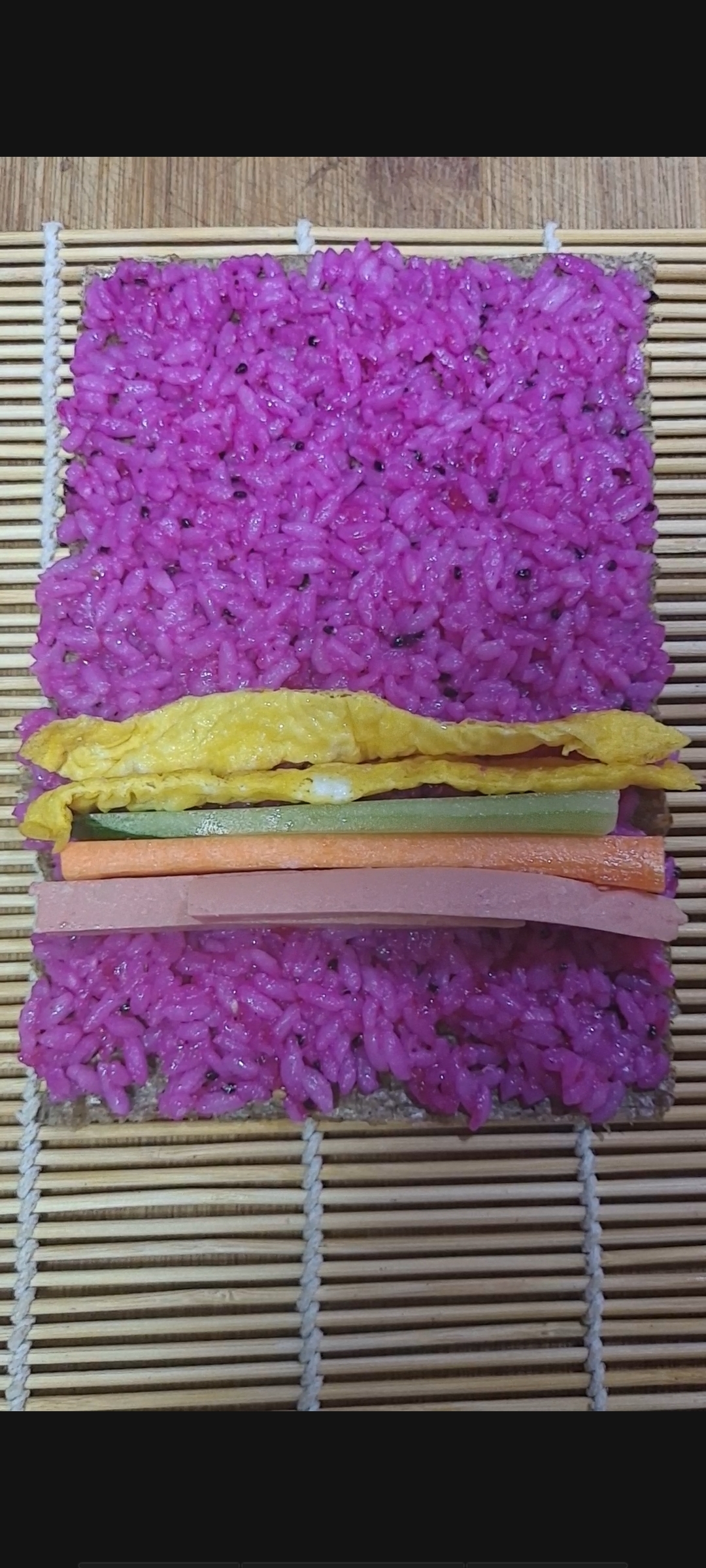 家庭版简单紫菜包饭的做法 步骤8