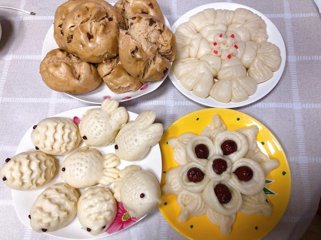 花样面食，红枣馒头【枣花馍】