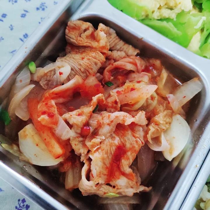 韩国泡菜炒肥牛