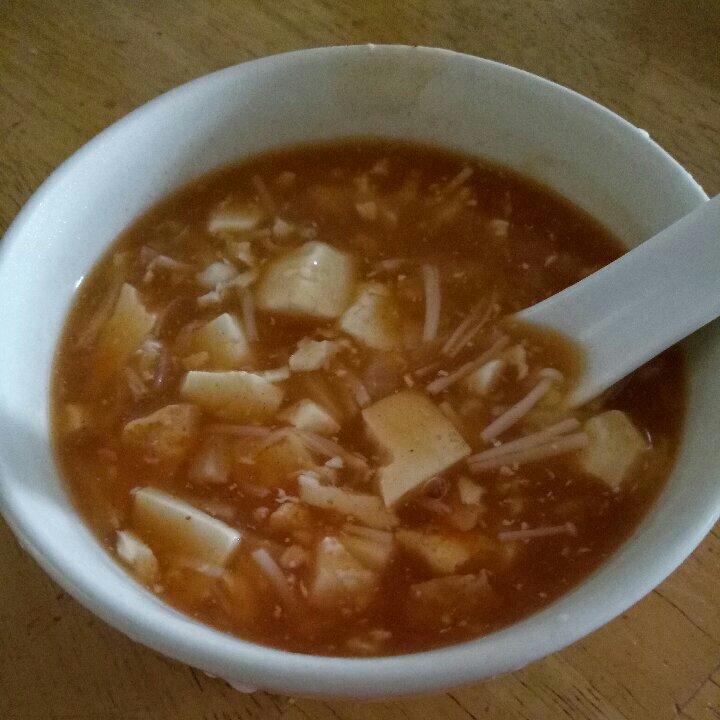 鲜香五彩豆腐羹