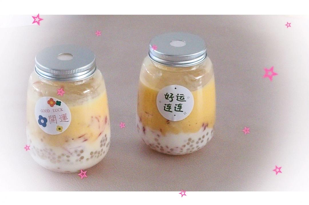 椰浆芒果西米露（杨枝甘露），终于做出饮品店一样好喝的味道了！真简单！图文详解