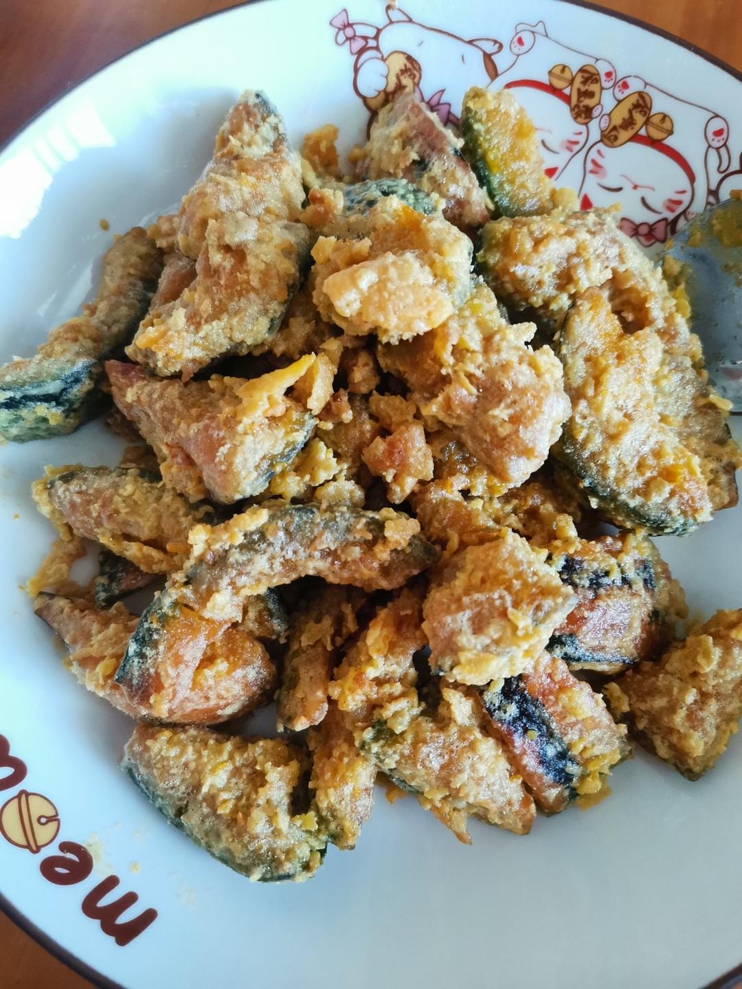 咸蛋黄焗贝贝南瓜🎃