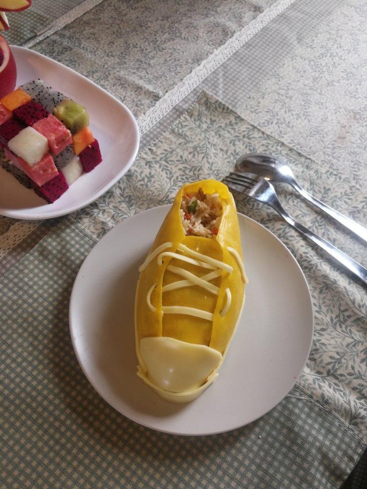 鞋子蛋包饭