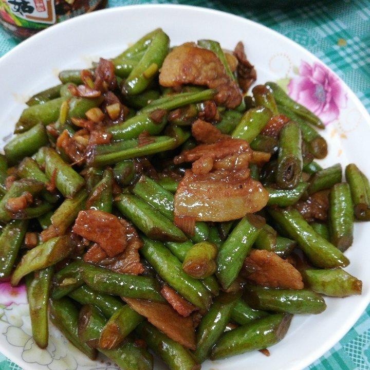 豆角炒肉