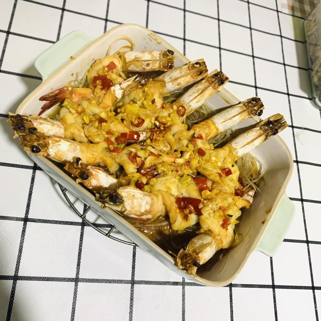 蒜蓉粉丝烤虾