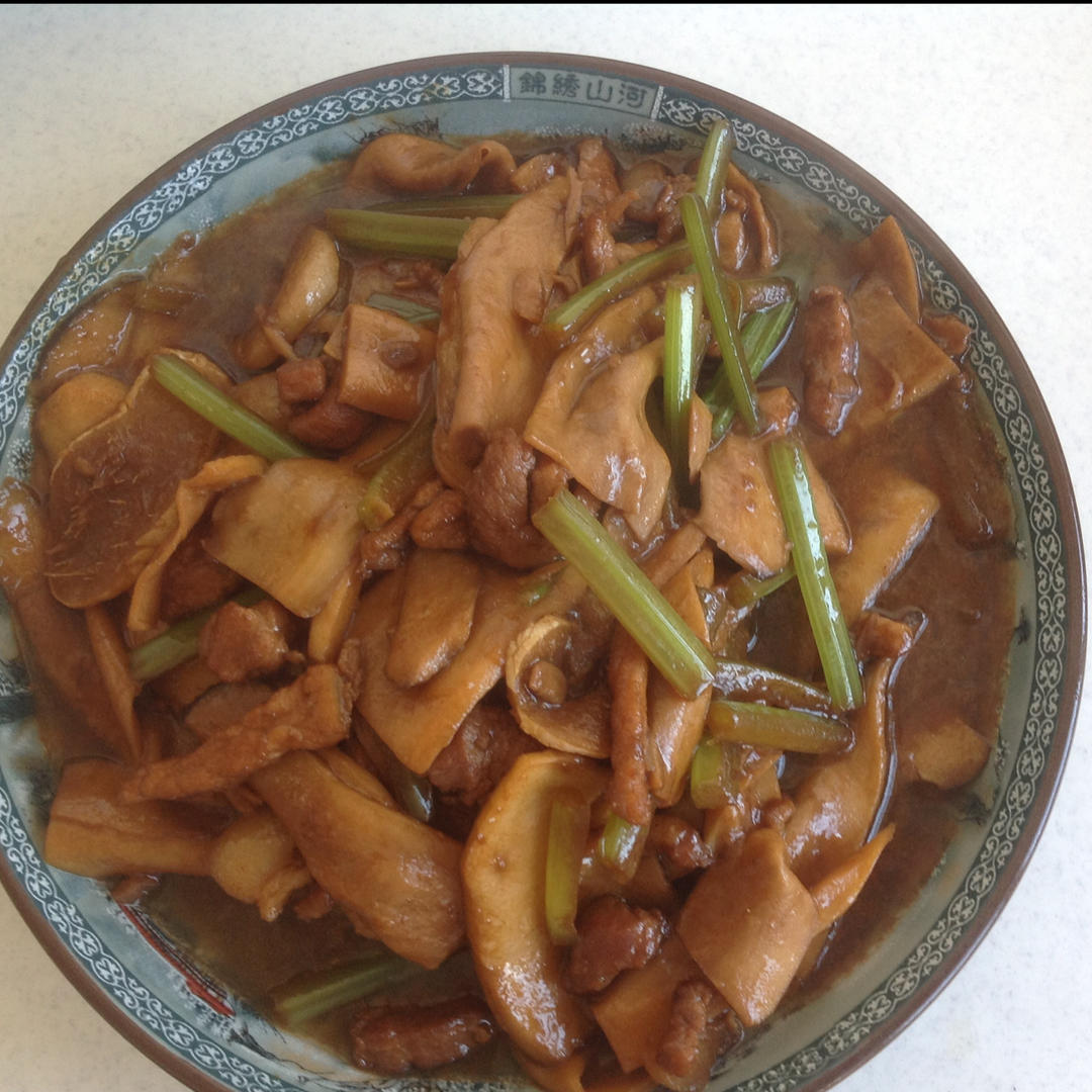 干锅杏鲍菇