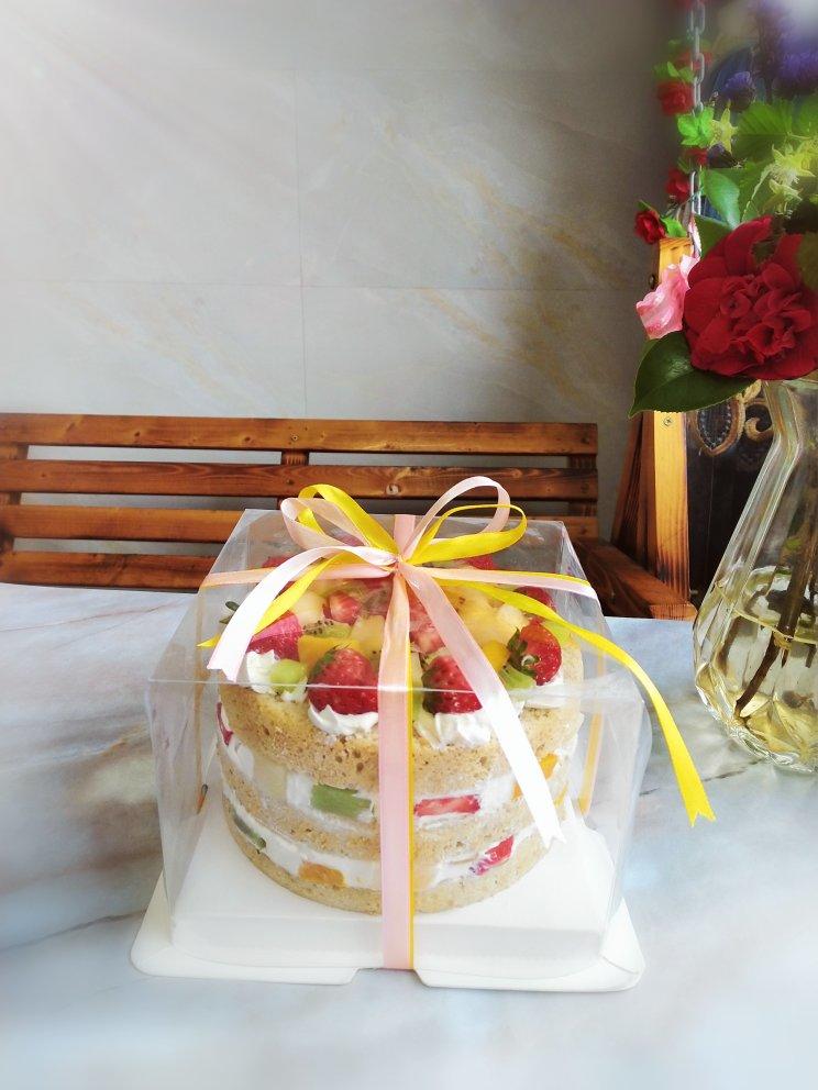 6寸2蛋完美戚风蛋糕