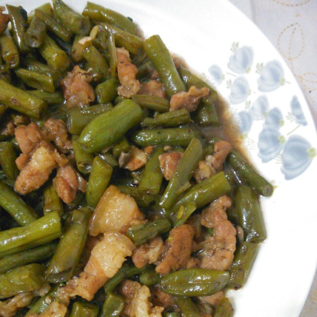 四季豆炒肉