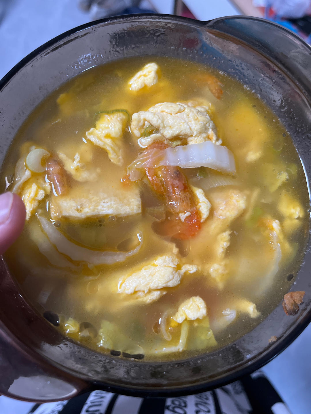 白菜豆腐汤