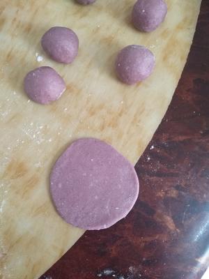 紫薯玫瑰馒头的做法 步骤8