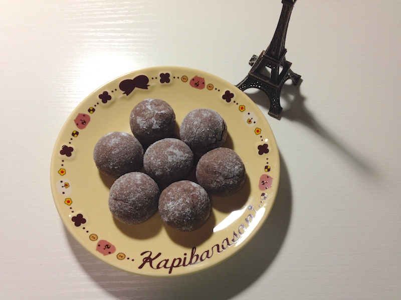 裂纹巧克力饼干