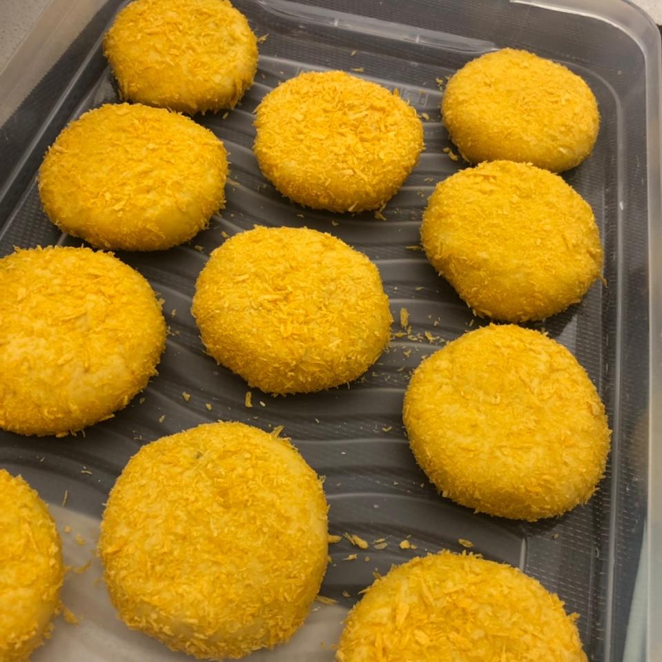豆沙南瓜糯米饼(外酥里嫩)