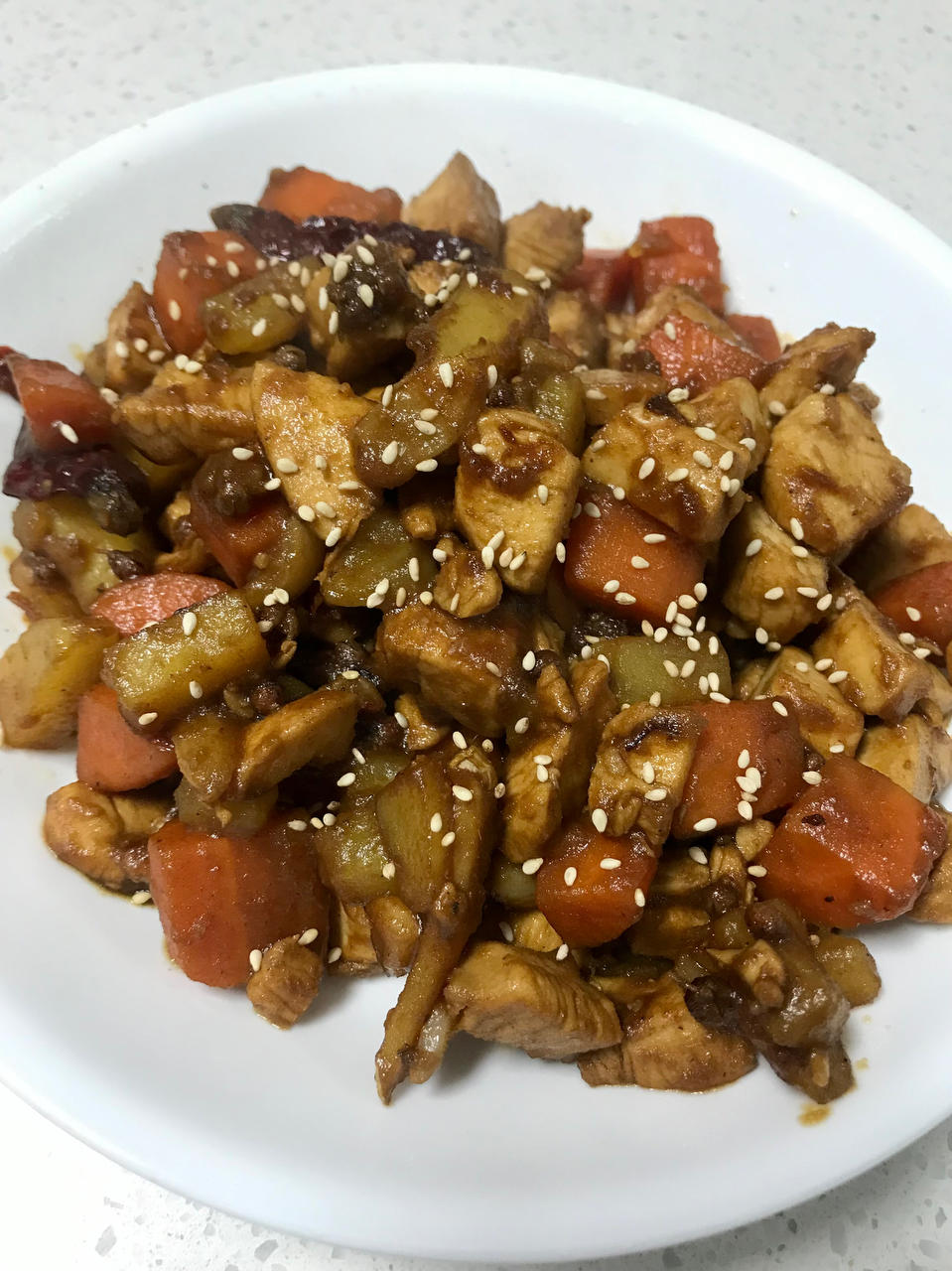 胡萝卜土豆鸡丁