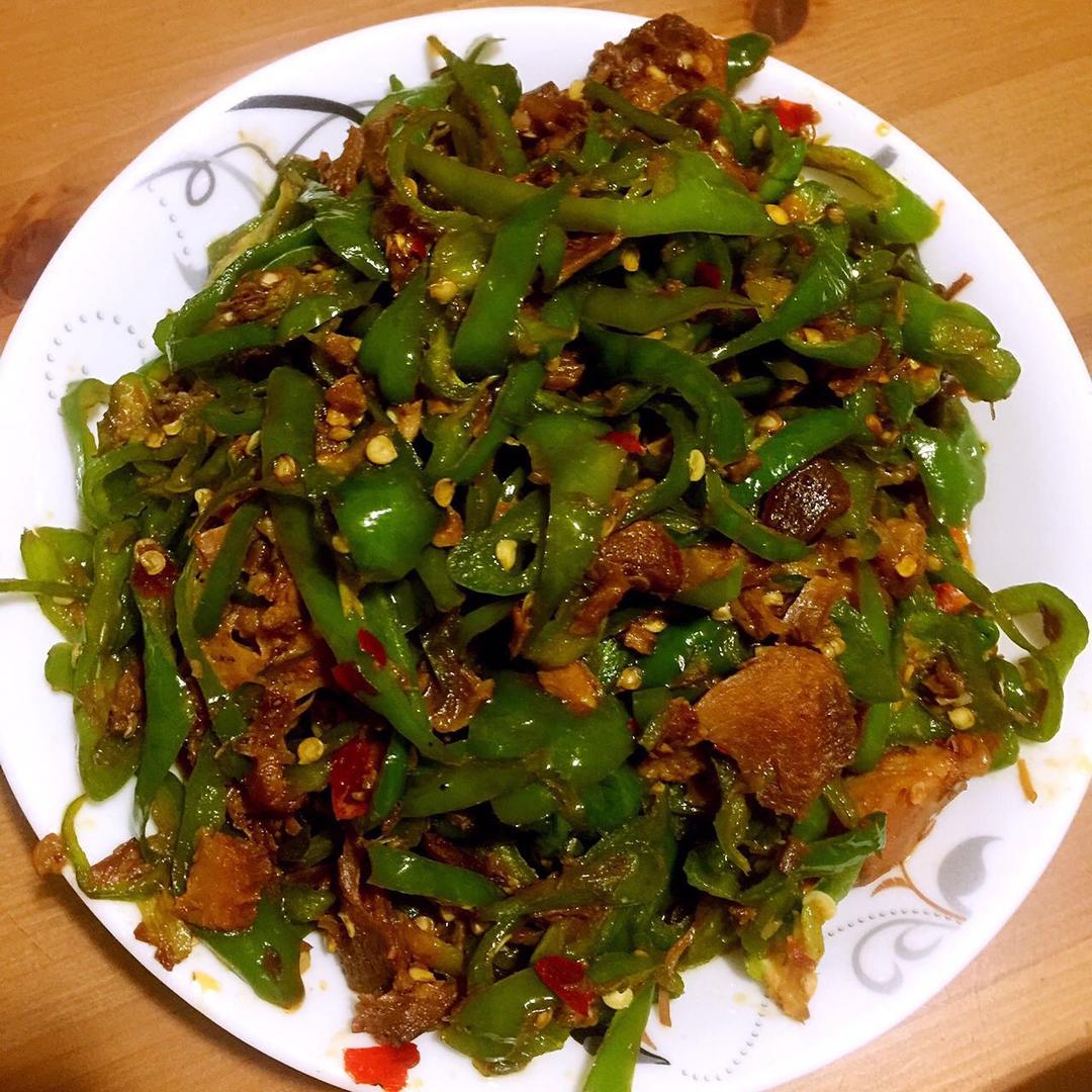 家常菜－青椒炒肉