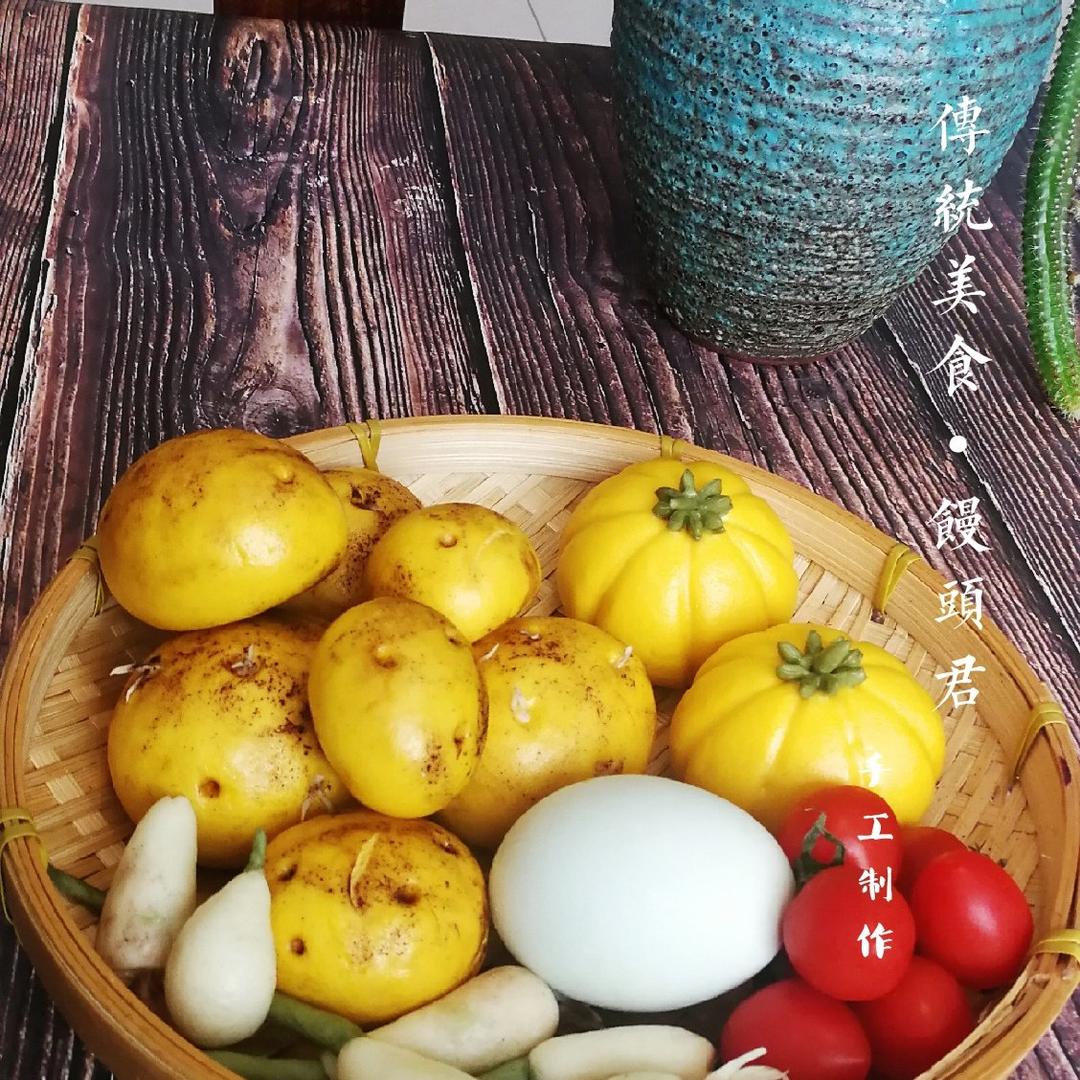 土豆造型豆沙包(馒头)