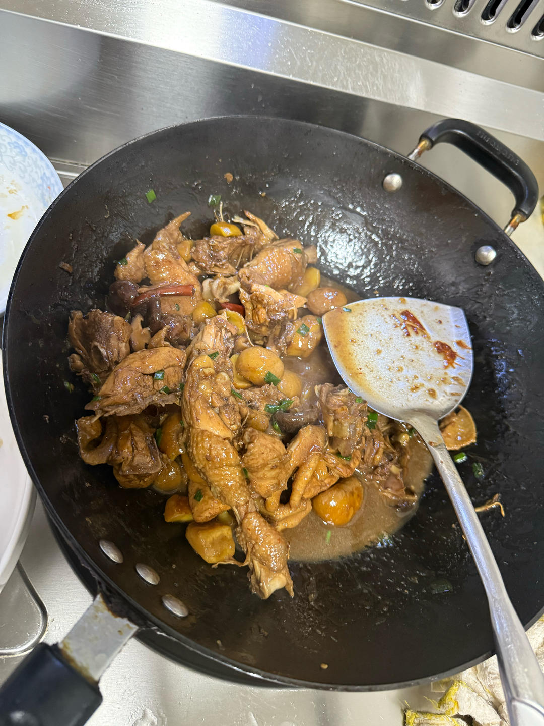 【栗子烧鸡】鸡肉都给你吃，栗子归我~