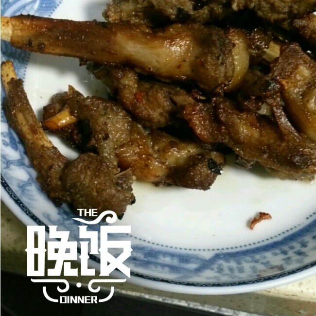香煎小羊排