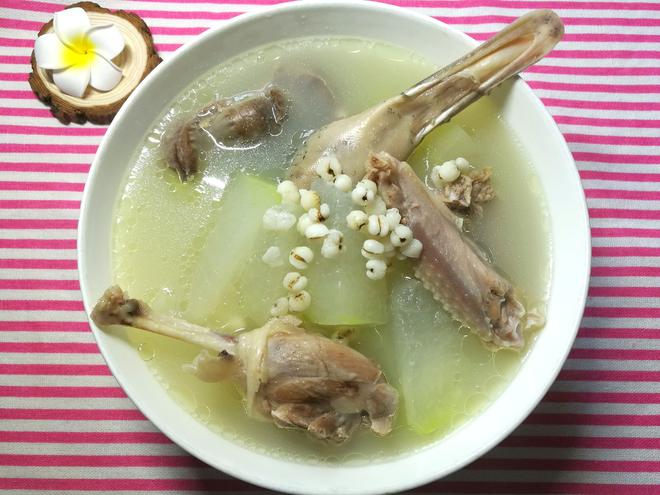 悦妈靓汤之～冬瓜薏米老鸭汤的做法