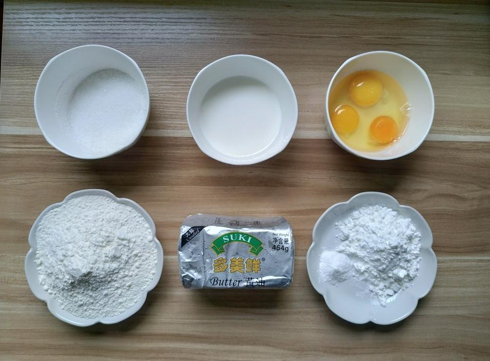 纯奶手撕吐司的做法 步骤1