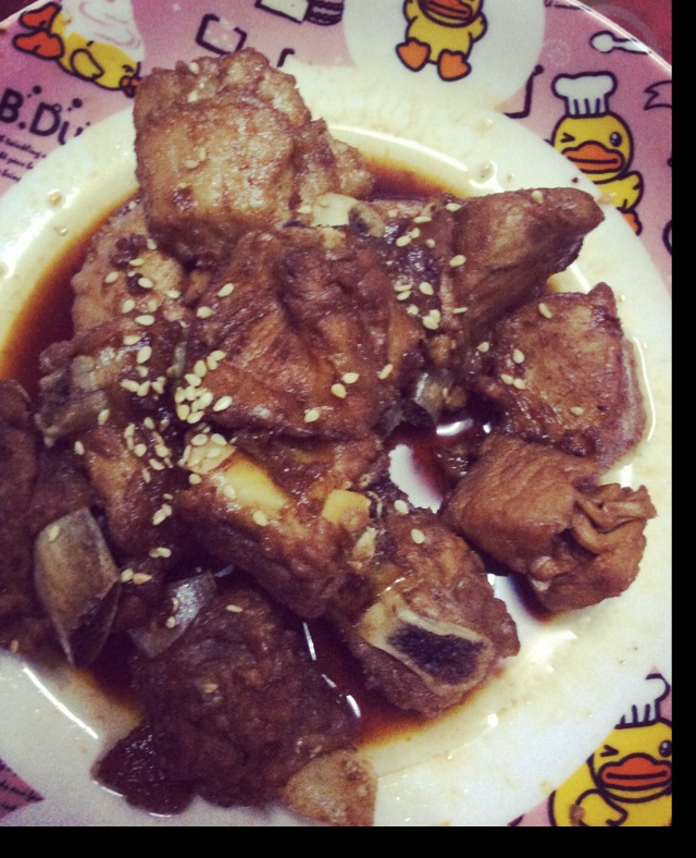 懒人版糖醋排骨